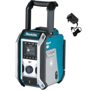 Makita Akku-Baustellenradio DMR115 DAB DAB+ Bluetooth mit Netzteil