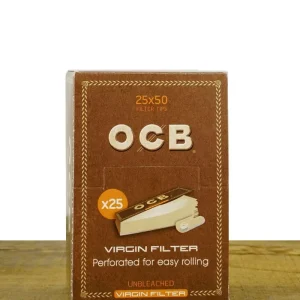 OCB Virgin Filter Tips ungebleicht 25er Pack