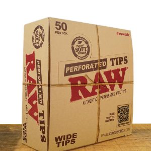 RAW Wide Tips 50 breite perforierte Filter 50er Pack