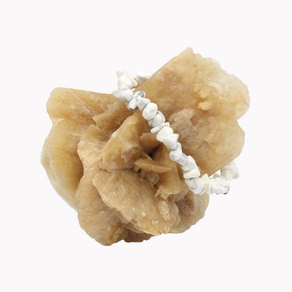 Splitterarmband Howlith weiß für Erwachsene – Bild 2