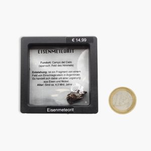 Eisenmeteorit im Schweberahmen