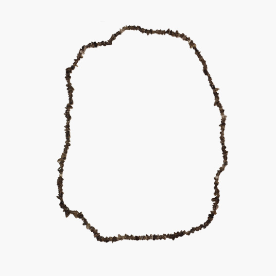 Splitterkette Rauchquarz (80cm lang)