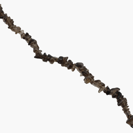 Splitterkette Rauchquarz (80cm lang) – Bild 2