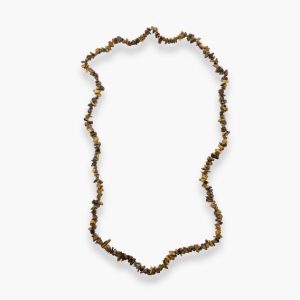 Splitterkette Tigerauge gelb (80cm lang)