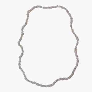 Splitterkette Chalcedon blau (80cm lang)