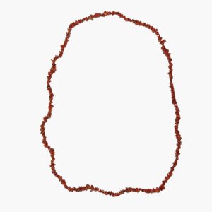 Splitterkette Roter Jaspis (80cm lang)