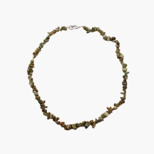 Splitterkette Rhyolith mit Verschluss (45cm lang)