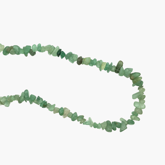 Splitterkette Aventurin grün (80cm lang) – Bild 3
