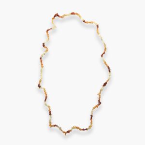 Splitterkette Feueropal (80cm lang)