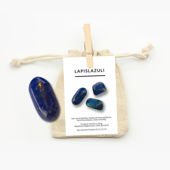 Lapislazuli Trommelstein L