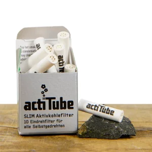 actiTube Aktivkohlefilter Slim 10er Pack Ø7mm