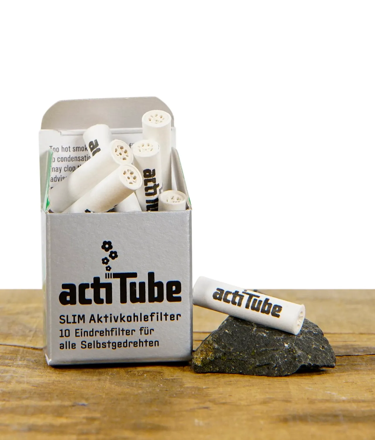 actiTube Aktivkohlefilter Slim 10er Pack Ø7mm