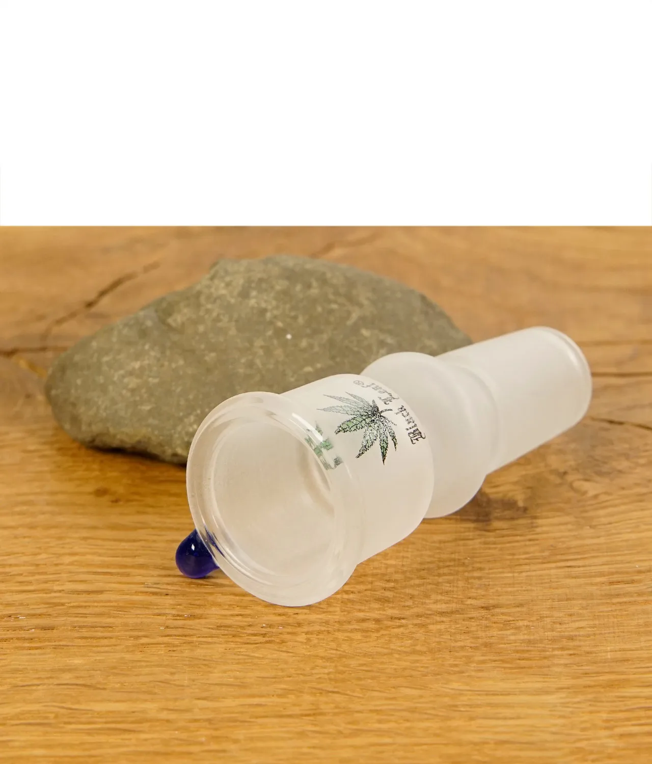 Black Leaf Glaskopf zylindrisch sangestrahlt NS19 – Bild 3