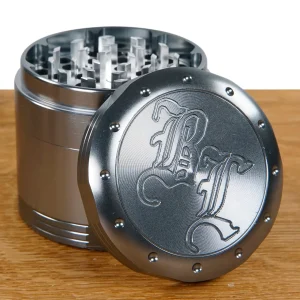 Black Leaf Grinder Deep Engraving Ø62mm 4-tlg. grau