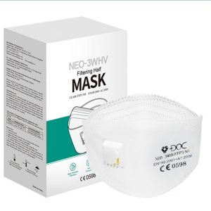 FFP3-Masken mit Ventil DOC – 15 Stück pro Box