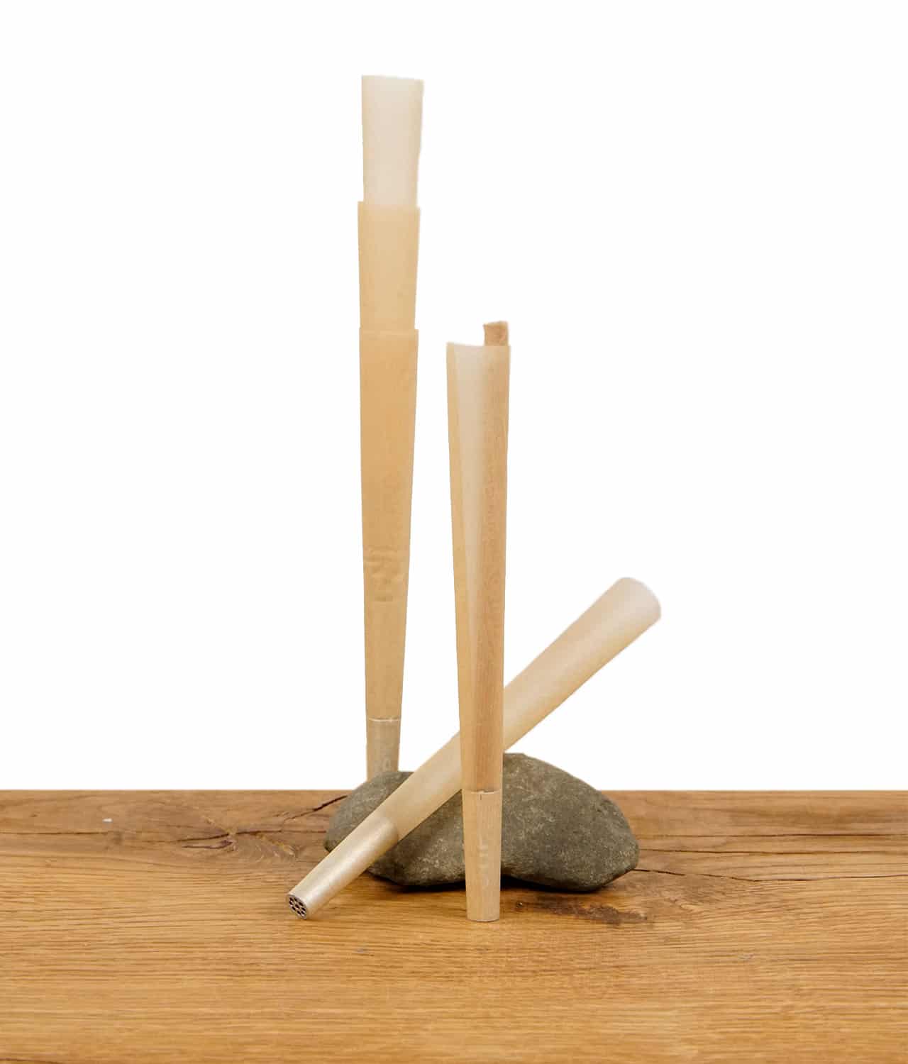 CONES ungebleichte Pre-Rolled Paper mit CTIP Aktivkohlefilter King Size 500er Pack – Bild 2