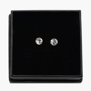 Crystal Ohrstecker 6mm