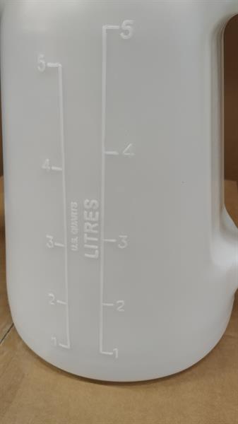 Flüssigkeitsmass 5 Liter aus HD-Polyethylen – Bild 3