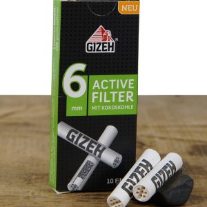 GIZEH Active Filter Ø6mm 10er Pack