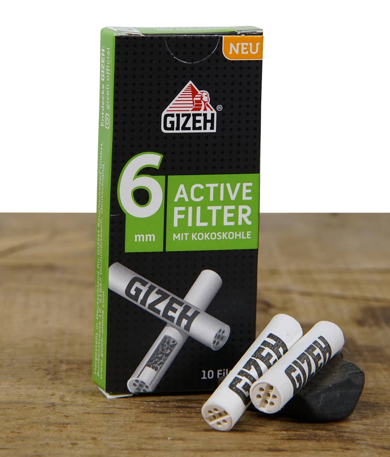 GIZEH Active Filter Ø6mm 10er Pack