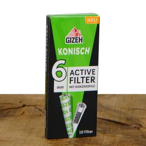 GIZEH Active Filter konisch 6-7mm 10er Pack
