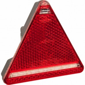Dreieckrückleuchte LED, links, 12-24 V, ohne KZL