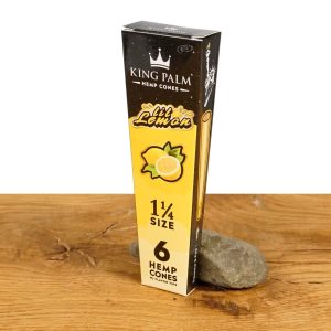King Palm Cones Lil Lemon 1 1/4 Size 6er Pack