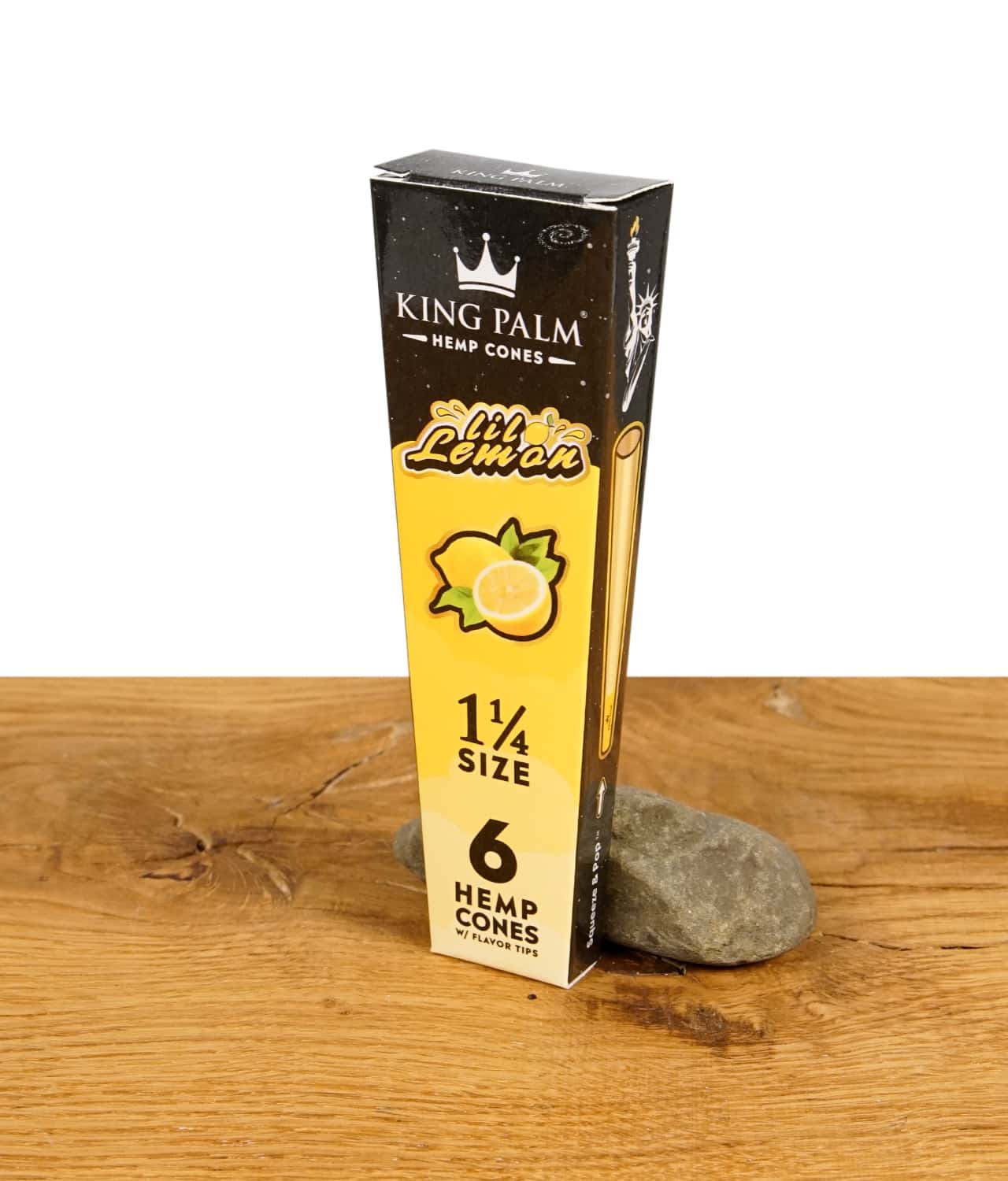 King Palm Cones Lil Lemon 1 1/4 Size 6er Pack