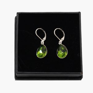 Olivine Tropfen Ohrhänger