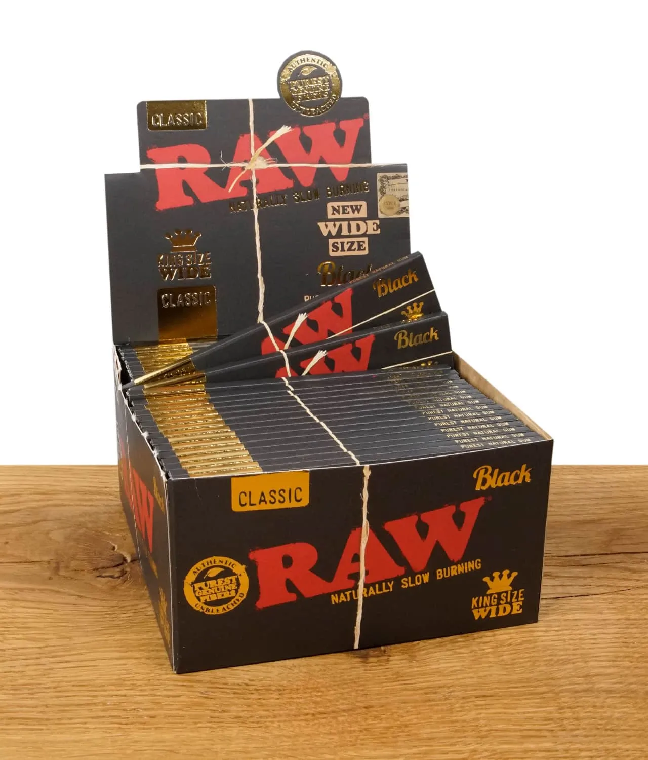RAW Black Rolling Papers King Size Wide 50er Box