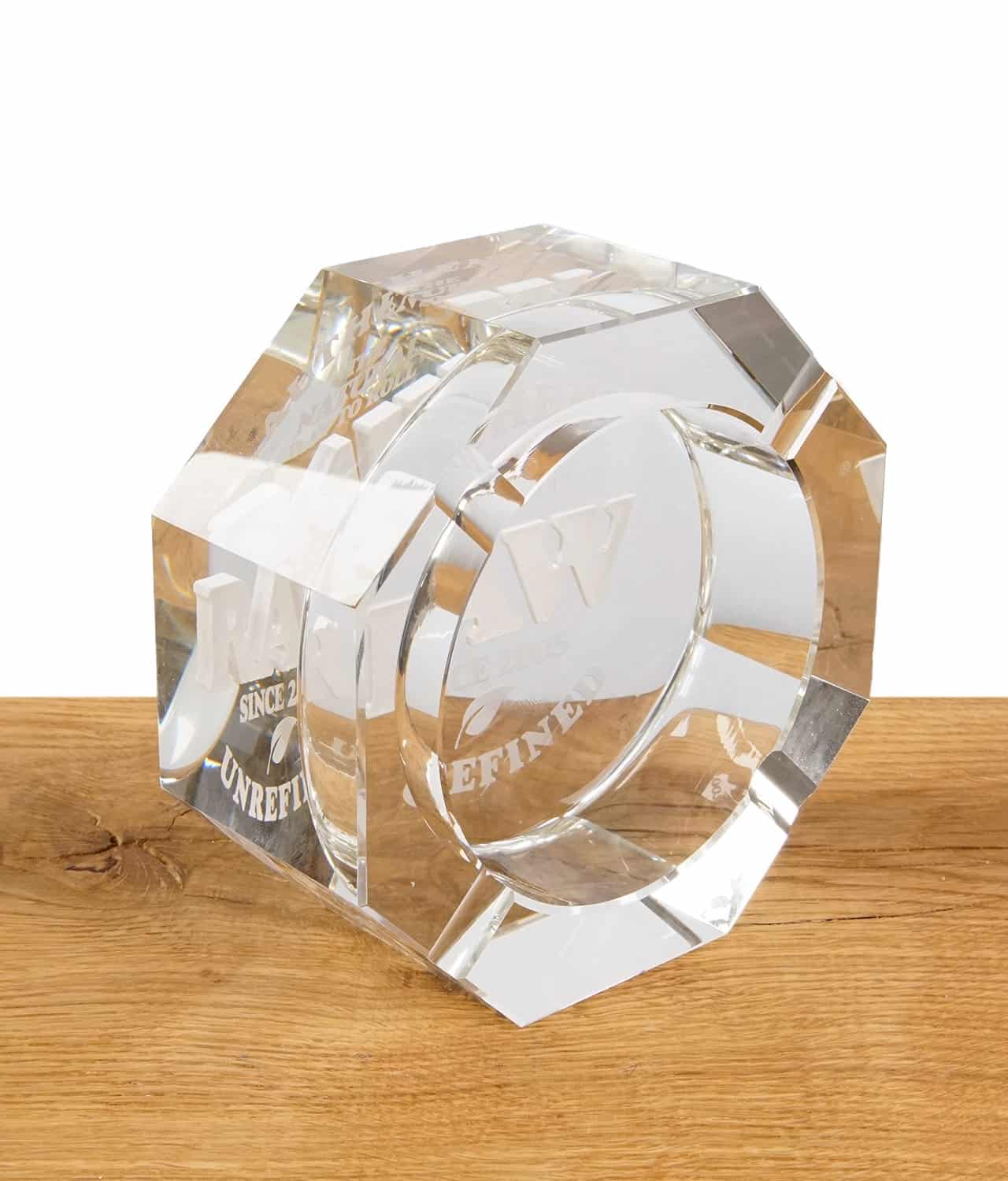 RAW Crystal Glass Aschenbecher – Bild 2