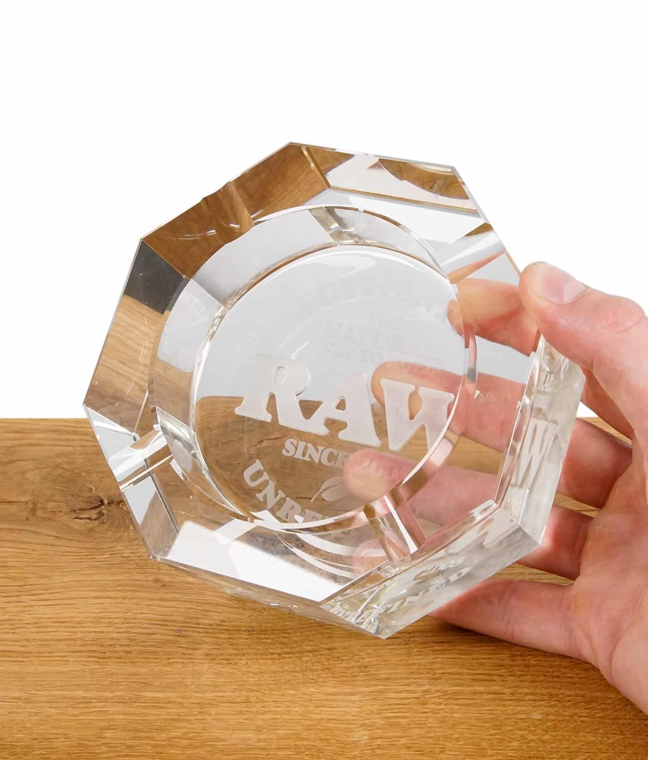 RAW Crystal Glass Aschenbecher – Bild 3