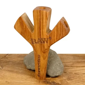RAW Trident 3fach Jointhalter Zigarettenhalter Holz