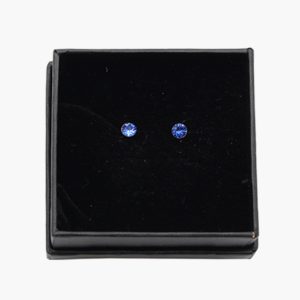 Sapphire Ohrstecker 3-4mm