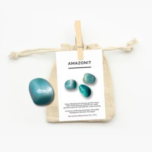 Amazonit Brasilien Trommelstein