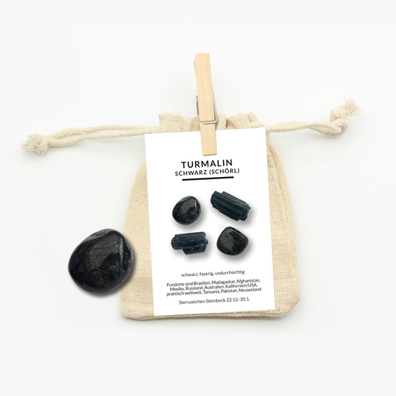 Turmalin schwarz Trommelstein AA Qualität