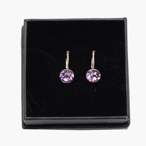 Violet Ohrhänger 8mm