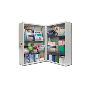 Verbandschrank aus Stahlblech ohne Füllung
